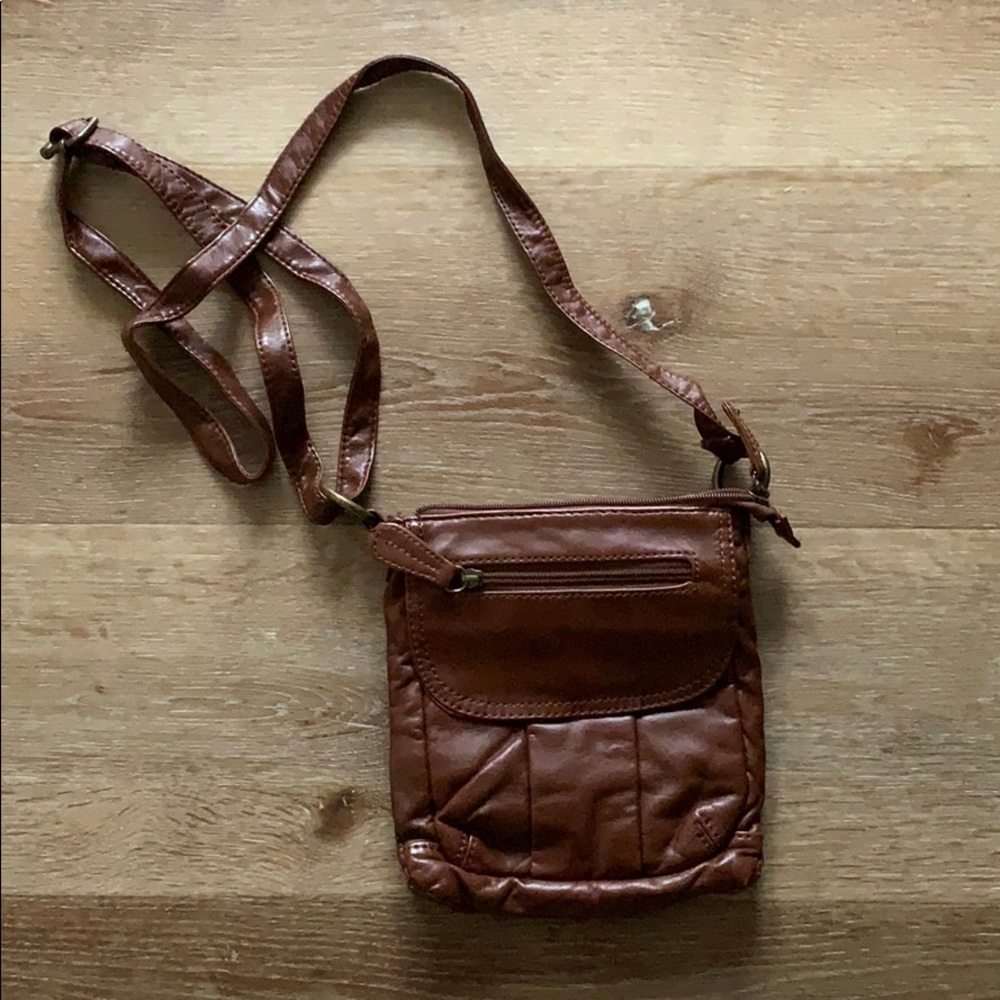 Brown crossbody purse